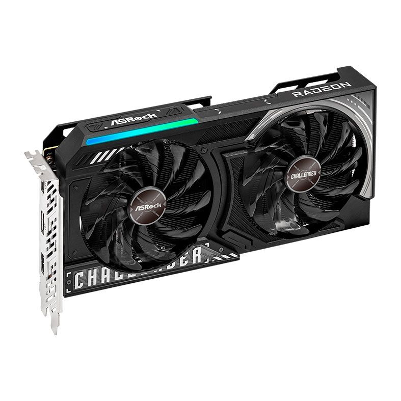 Placa de Video AsRock Radeon RX 9060 XT Challenger OC, 8GB, GDDR6, 128-bit, 90-GA5TZZ-00UANF