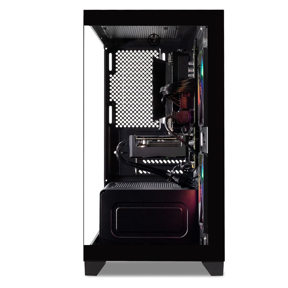PC Gamer Completo Fenrir III, AMD Ryzen 5 5500, Radeon RX 580 8GB, 16GB DDR4, SSD 480GB + Monitor + Kit Periféricos