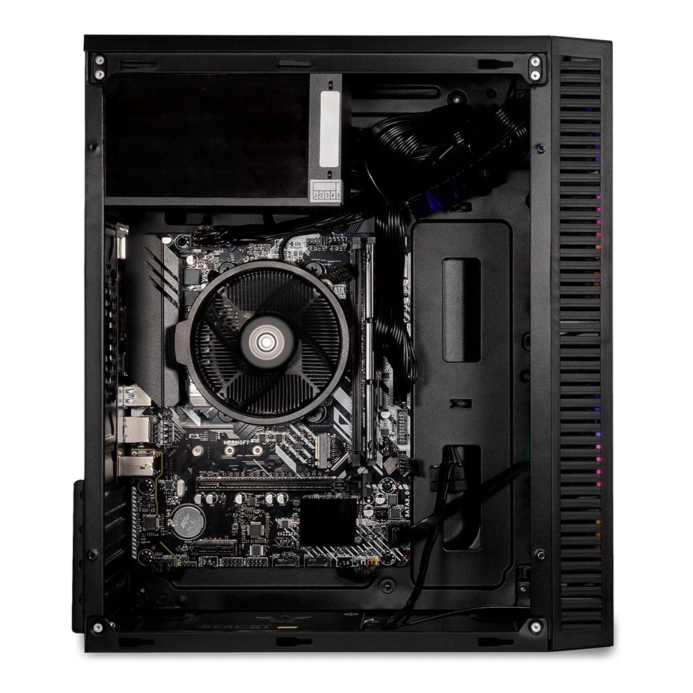 PC Completo Mancer Draco, AMD Athlon 3000G, 8GB DDR4, SSD 240GB + Monitor + Kit Periféricos