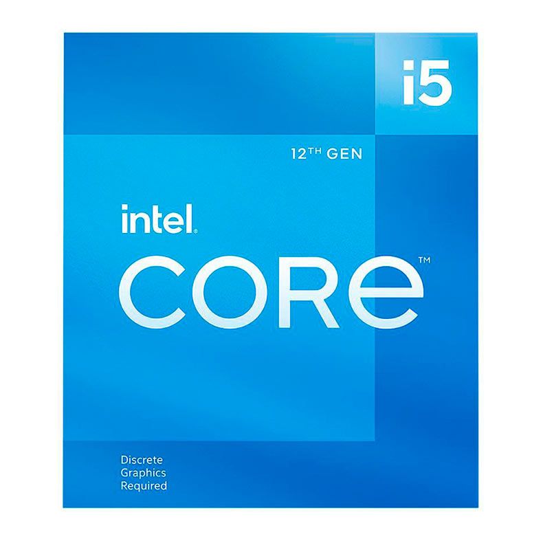 Processador Intel Core i5-12400F, 6-Core, 12-Threads, 2.5GHz (4.4GHz Turbo), Cache 18MB, LGA1700, BX8071512400F