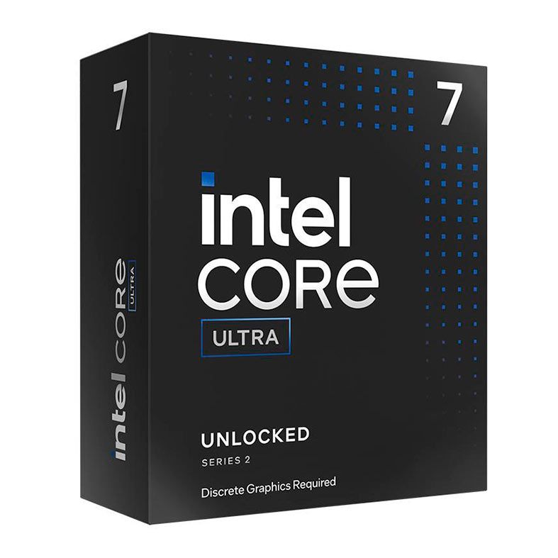 Processador Intel Core Ultra 7 265KF, 20-Core, 20-Threads, 3.9GHz (5.5GHz Turbo), Cache 30MB, LGA1851, BX80768265K.