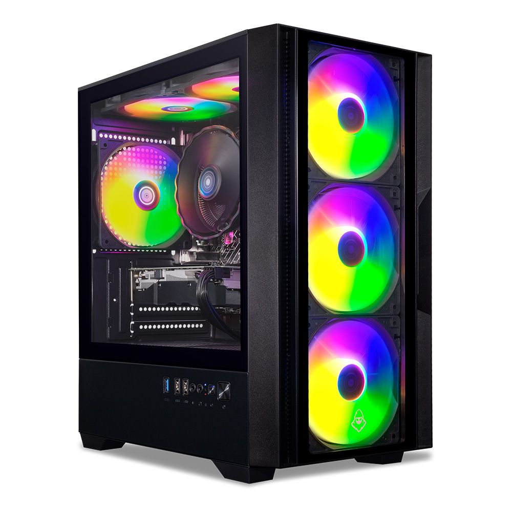 PC Gamer Ares III, Intel i5-14400F, Radeon RX 5600 6GB, 16GB DDR4, SSD M.2 480GB