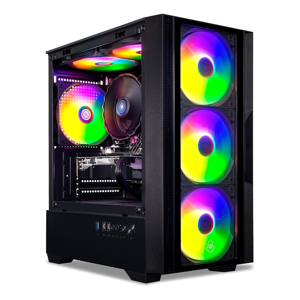 PC Gamer Ares III, Intel i5-14400F, Radeon RX 5600 6GB, 16GB DDR4, SSD M.2 480GB