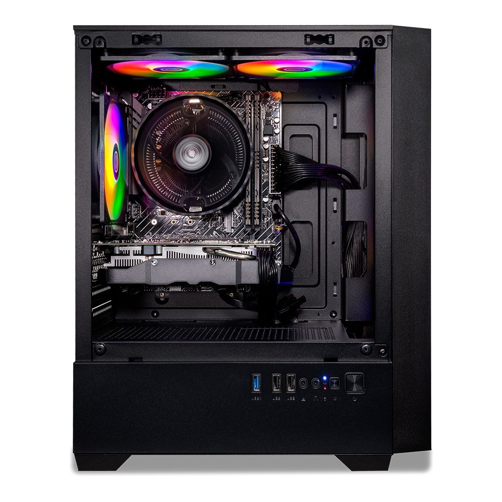 PC Gamer Ares III, Intel i5-14400F, Radeon RX 5600 6GB, 16GB DDR4, SSD M.2 480GB