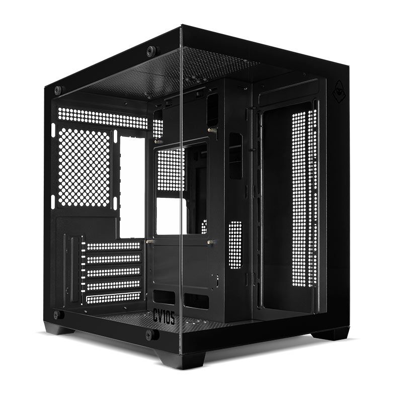 Gabinete Gamer Mancer CV105, Mini-Tower, Lateral de Vidro, Preto, MCR-CV105-BK