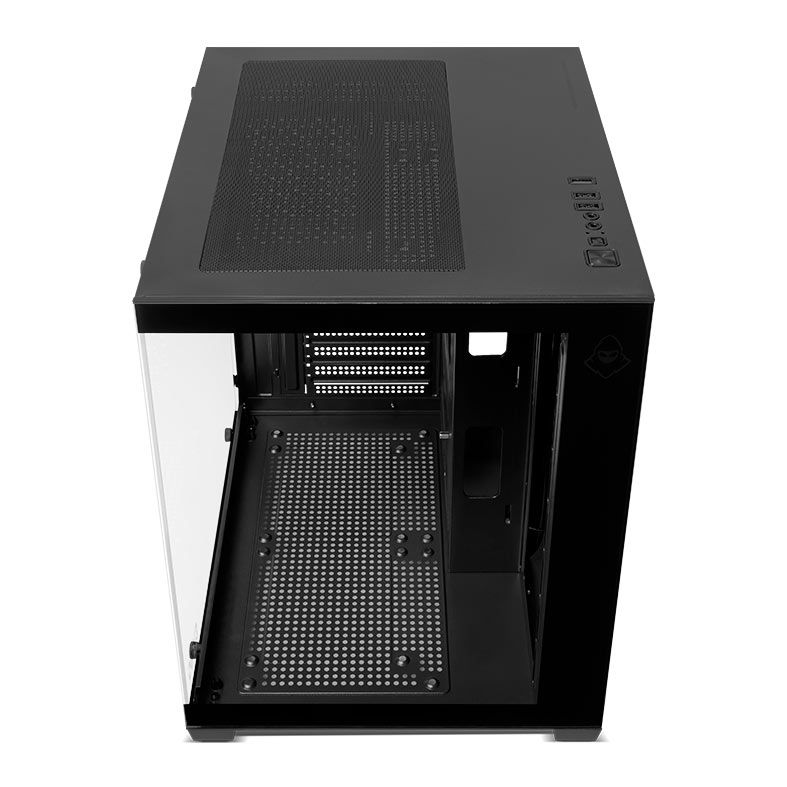 Gabinete Gamer Mancer CV105, Mini-Tower, Lateral de Vidro, Preto, MCR-CV105-BK