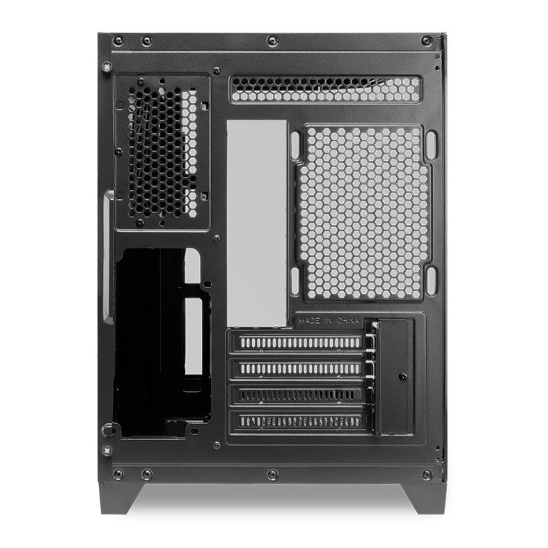 Gabinete Gamer Mancer CV700B, Mini-Tower, Lateral de Vidro, Com 2 Fans, Preto, MCR-CV700B-BK-2F