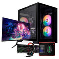 PC Gamer Completo GM-021, Intel Core i5, Radeon RX 580 8GB, 16GB DDR3, SSD 480GB + Monitor + Kit Periféricos