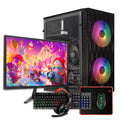 PC Completo Mancer Draco, AMD Athlon 3000G, 8GB DDR4, SSD 240GB + Monitor + Kit Periféricos