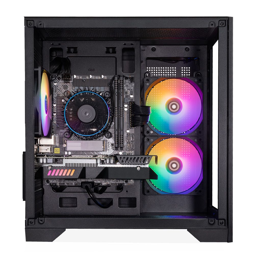 PC Gamer Completo GM-021, Intel Core i5, Radeon RX 580 8GB, 16GB DDR3, SSD 480GB + Monitor + Kit Periféricos