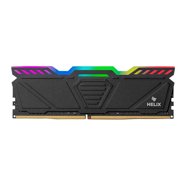 Memoria Pichau Helix, RGB, 8GB (1x8GB), DDR4, 3200MHz, C19, Preto, PCH-HLXRGB-8GB